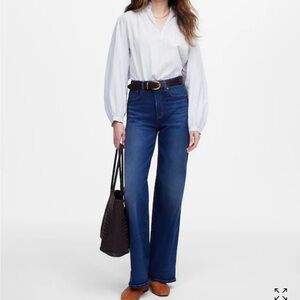 Madewell the perfect vintage wide leg jeans